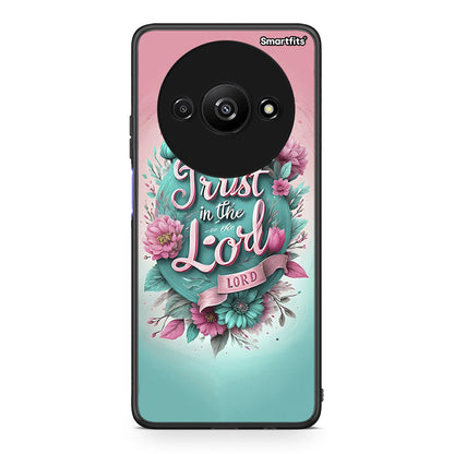 Xiaomi Redmi A3 Lord Trust θήκη από τη Smartfits με σχέδιο στο πίσω μέρος και μαύρο περίβλημα | Smartphone case with colorful back and black bezels by Smartfits