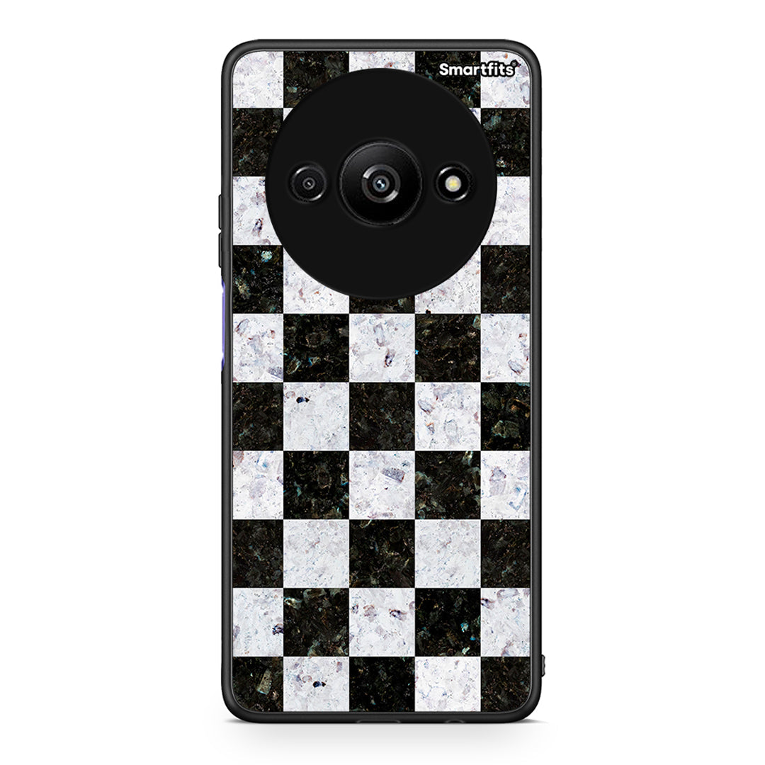 4 - Xiaomi Redmi A3 Square Geometric Marble case, cover, bumper