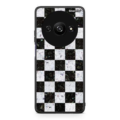 4 - Xiaomi Redmi A3 Square Geometric Marble case, cover, bumper