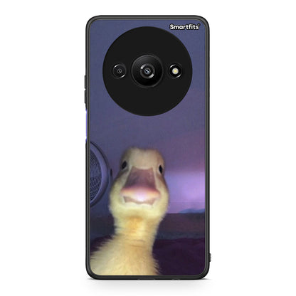 Xiaomi Redmi A3 Meme Duck θήκη από τη Smartfits με σχέδιο στο πίσω μέρος και μαύρο περίβλημα | Smartphone case with colorful back and black bezels by Smartfits