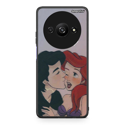 Xiaomi Redmi A3 Mermaid Love Θήκη Αγίου Βαλεντίνου από τη Smartfits με σχέδιο στο πίσω μέρος και μαύρο περίβλημα | Smartphone case with colorful back and black bezels by Smartfits