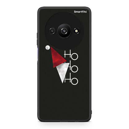 Xiaomi Redmi A3 Minimal Christmas θήκη από τη Smartfits με σχέδιο στο πίσω μέρος και μαύρο περίβλημα | Smartphone case with colorful back and black bezels by Smartfits