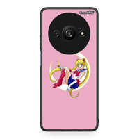 Thumbnail for Xiaomi Redmi A3 Moon Girl θήκη από τη Smartfits με σχέδιο στο πίσω μέρος και μαύρο περίβλημα | Smartphone case with colorful back and black bezels by Smartfits