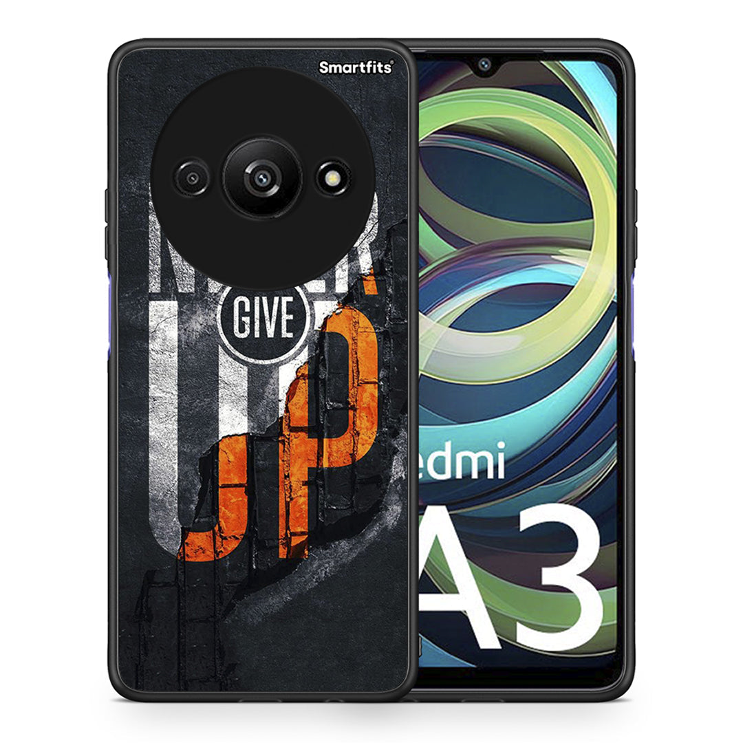 Never Give Up - Xiaomi Redmi A3 θήκη