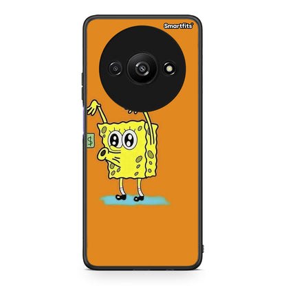 Xiaomi Redmi A3 No Money 2 Θήκη Αγίου Βαλεντίνου από τη Smartfits με σχέδιο στο πίσω μέρος και μαύρο περίβλημα | Smartphone case with colorful back and black bezels by Smartfits