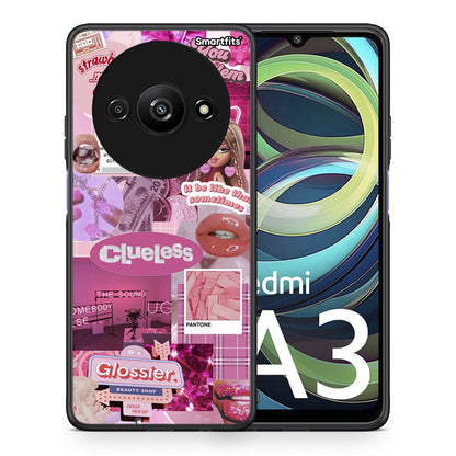 Pink Love - Xiaomi Redmi A3 θήκη