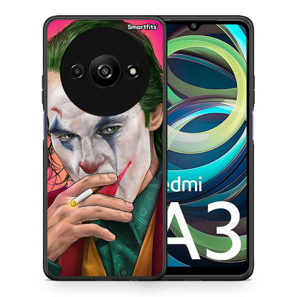 Θήκη Xiaomi Redmi A3 JokesOnU PopArt από τη Smartfits με σχέδιο στο πίσω μέρος και μαύρο περίβλημα | Xiaomi Redmi A3 JokesOnU PopArt case with colorful back and black bezels