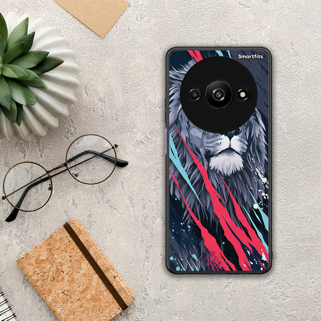 PopArt Lion Designer - Xiaomi Redmi A3 θήκη