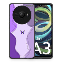 Thumbnail for Purple Mariposa - Xiaomi Redmi A3 θήκη