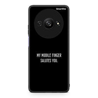 Thumbnail for Xiaomi Redmi A3 Salute θήκη από τη Smartfits με σχέδιο στο πίσω μέρος και μαύρο περίβλημα | Smartphone case with colorful back and black bezels by Smartfits