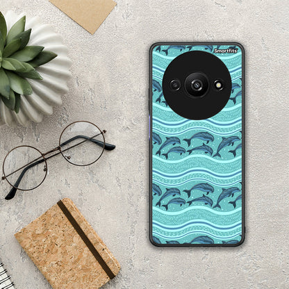 Swimming Dolphins - Xiaomi Redmi A3 θήκη