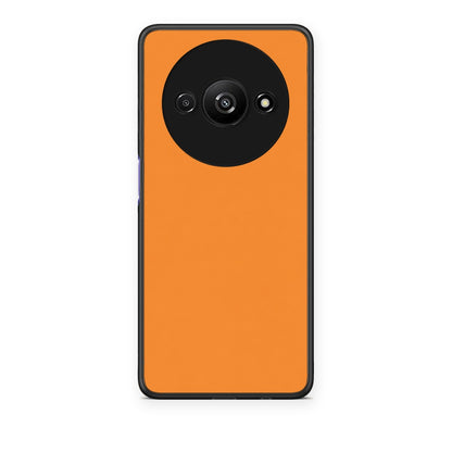 Θήκη Xiaomi Redmi A3 Tangerine Orange από τη Smartfits με σχέδιο στο πίσω μέρος και μαύρο περίβλημα | Xiaomi Redmi A3 Tangerine Orange case with colorful back and black bezels