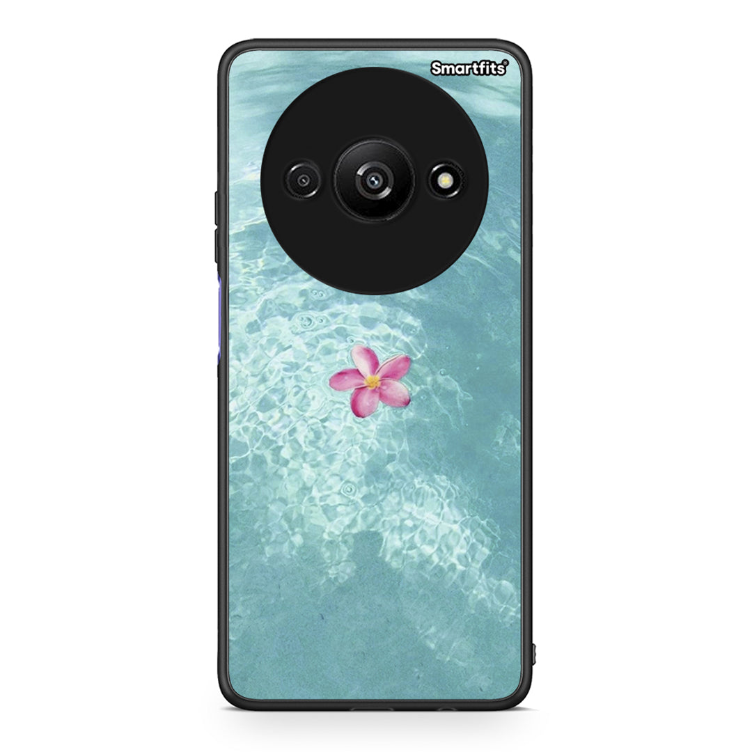 Xiaomi Redmi A3 Water Flower Θήκη από τη Smartfits με σχέδιο στο πίσω μέρος και μαύρο περίβλημα | Smartphone case with colorful back and black bezels by Smartfits