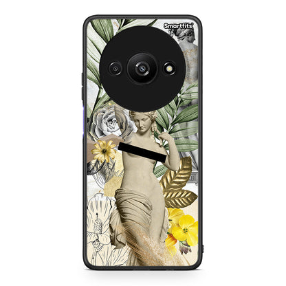 Xiaomi Redmi A3 Woman Statue θήκη από τη Smartfits με σχέδιο στο πίσω μέρος και μαύρο περίβλημα | Smartphone case with colorful back and black bezels by Smartfits