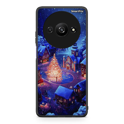 Xiaomi Redmi A3 Xmas Village θήκη από τη Smartfits με σχέδιο στο πίσω μέρος και μαύρο περίβλημα | Smartphone case with colorful back and black bezels by Smartfits