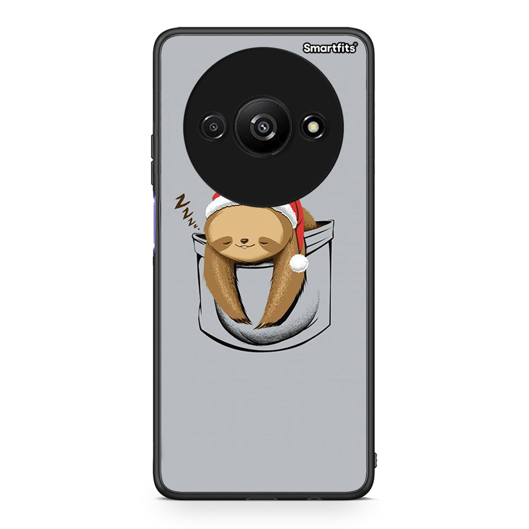 Xiaomi Redmi A3 Xmas Zzzz θήκη από τη Smartfits με σχέδιο στο πίσω μέρος και μαύρο περίβλημα | Smartphone case with colorful back and black bezels by Smartfits