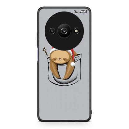 Xiaomi Redmi A3 Xmas Zzzz θήκη από τη Smartfits με σχέδιο στο πίσω μέρος και μαύρο περίβλημα | Smartphone case with colorful back and black bezels by Smartfits