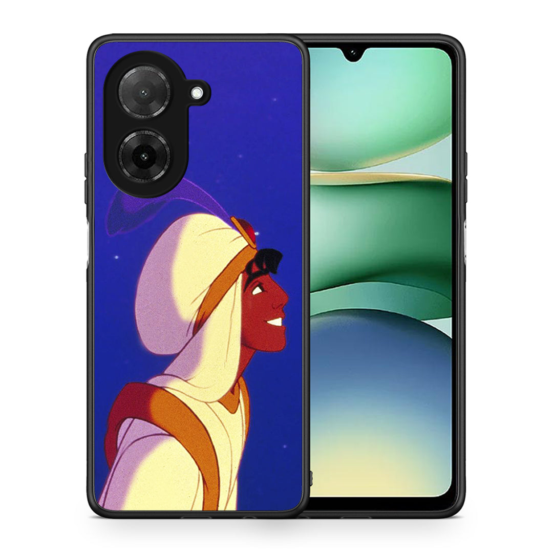 Θήκη Xiaomi Redmi A5 Alladin And Jasmine Love 1 από τη Smartfits με σχέδιο στο πίσω μέρος και μαύρο περίβλημα | Xiaomi Redmi A5 Alladin And Jasmine Love 1 case with colorful back and black bezels