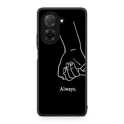 Xiaomi Redmi A5 Always & Forever 1 Θήκη Αγίου Βαλεντίνου από τη Smartfits με σχέδιο στο πίσω μέρος και μαύρο περίβλημα | Smartphone case with colorful back and black bezels by Smartfits