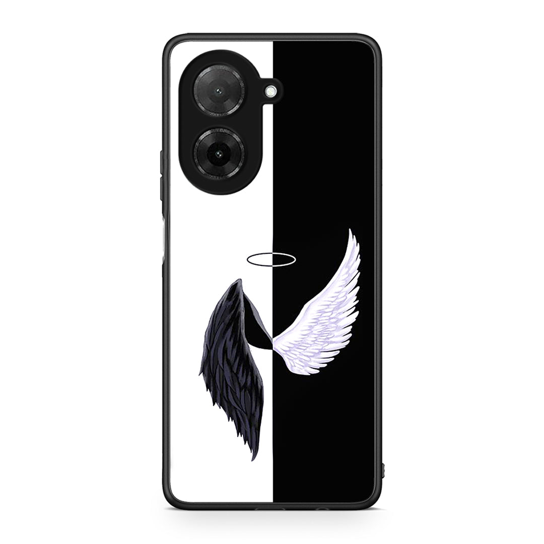 Xiaomi Redmi A5 Angels Demons θήκη από τη Smartfits με σχέδιο στο πίσω μέρος και μαύρο περίβλημα | Smartphone case with colorful back and black bezels by Smartfits
