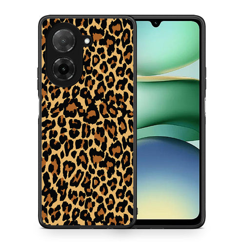 Θήκη Xiaomi Redmi A5 Leopard Animal από τη Smartfits με σχέδιο στο πίσω μέρος και μαύρο περίβλημα | Xiaomi Redmi A5 Leopard Animal case with colorful back and black bezels
