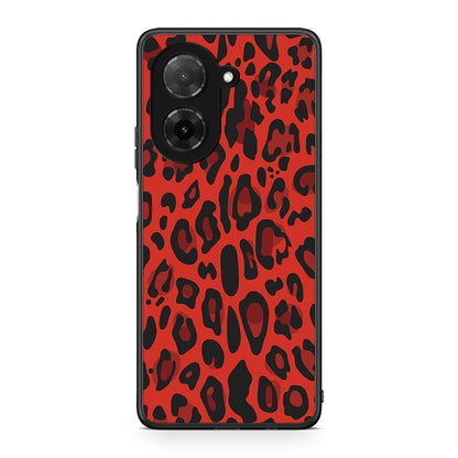 4 - Xiaomi Redmi A5 Red Leopard Animal case, cover, bumper
