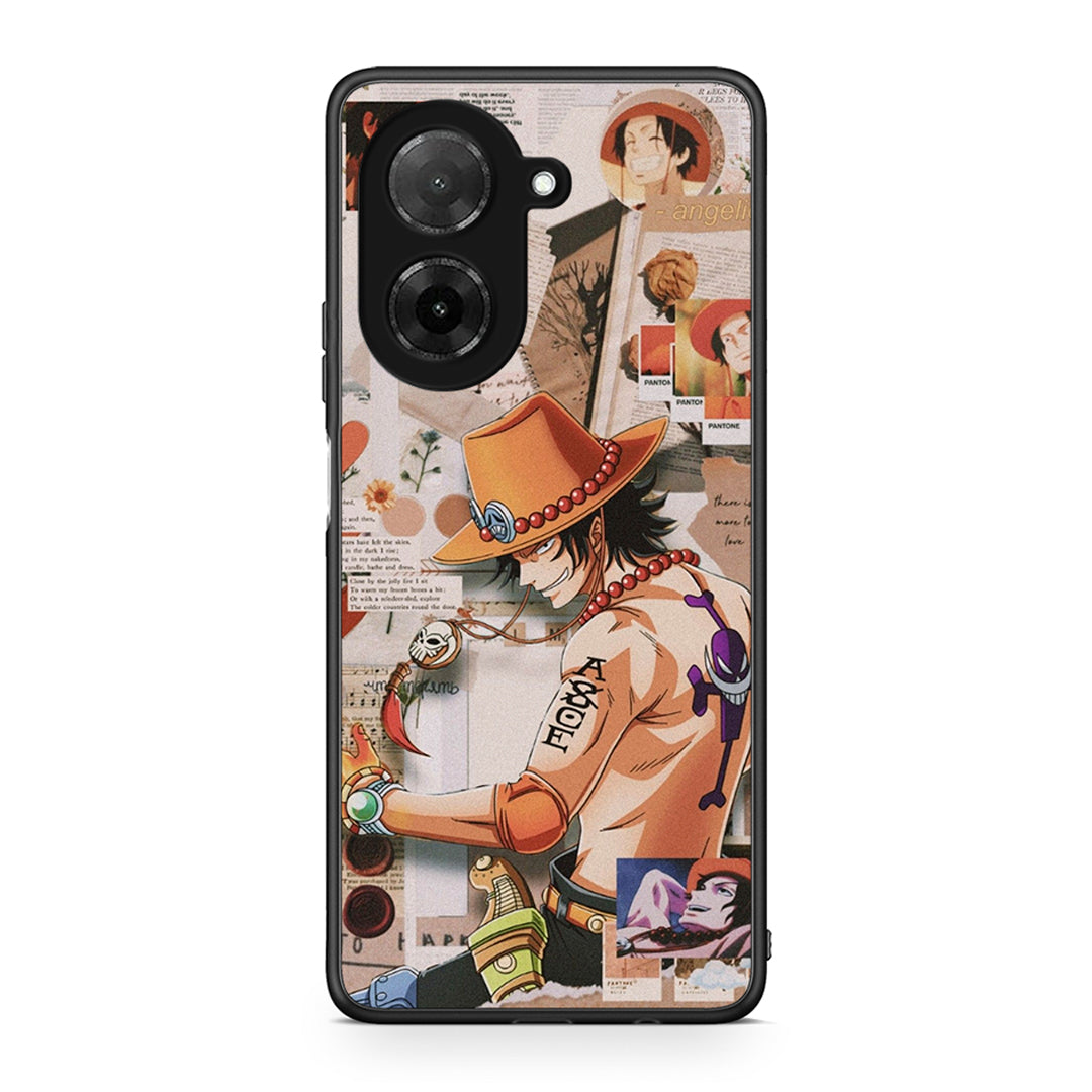 Xiaomi Redmi A5 Anime Collage θήκη από τη Smartfits με σχέδιο στο πίσω μέρος και μαύρο περίβλημα | Smartphone case with colorful back and black bezels by Smartfits