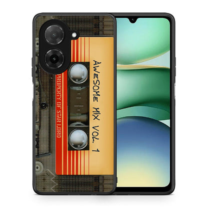 Θήκη Xiaomi Redmi A5 Awesome Mix από τη Smartfits με σχέδιο στο πίσω μέρος και μαύρο περίβλημα | Xiaomi Redmi A5 Awesome Mix case with colorful back and black bezels
