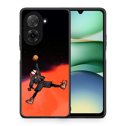Θήκη Xiaomi Redmi A5 Basketball Hero από τη Smartfits με σχέδιο στο πίσω μέρος και μαύρο περίβλημα | Xiaomi Redmi A5 Basketball Hero case with colorful back and black bezels