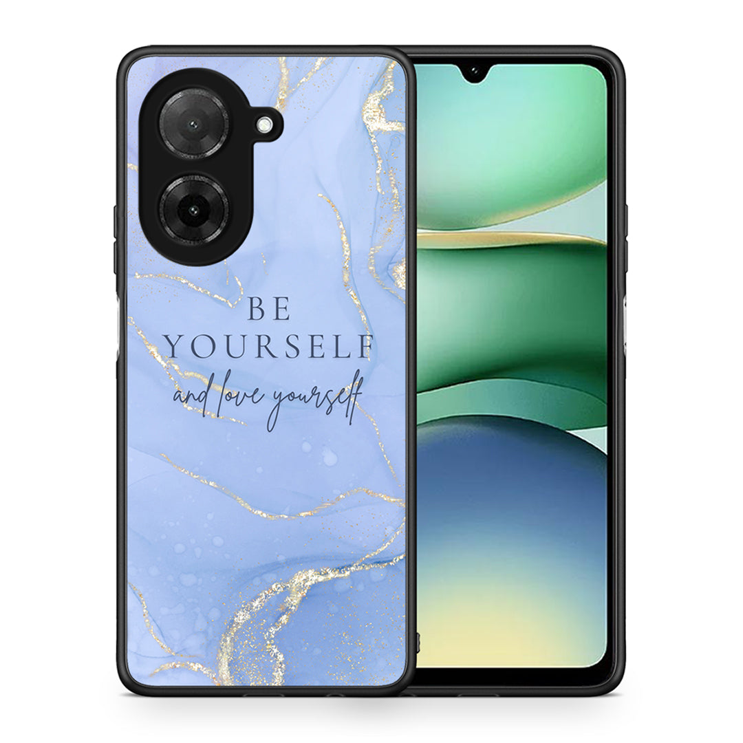 Θήκη Xiaomi Redmi A5 Be Yourself από τη Smartfits με σχέδιο στο πίσω μέρος και μαύρο περίβλημα | Xiaomi Redmi A5 Be Yourself case with colorful back and black bezels