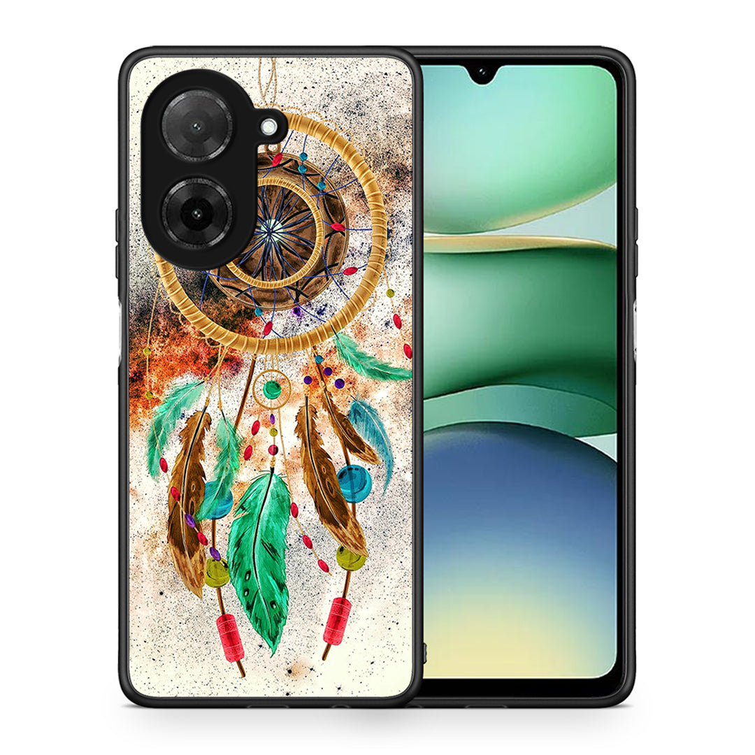 Θήκη Xiaomi Redmi A5 DreamCatcher Boho από τη Smartfits με σχέδιο στο πίσω μέρος και μαύρο περίβλημα | Xiaomi Redmi A5 DreamCatcher Boho case with colorful back and black bezels