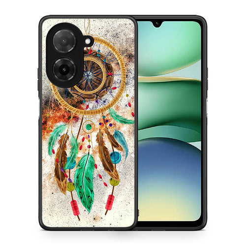 Θήκη Xiaomi Redmi A5 DreamCatcher Boho από τη Smartfits με σχέδιο στο πίσω μέρος και μαύρο περίβλημα | Xiaomi Redmi A5 DreamCatcher Boho case with colorful back and black bezels