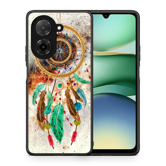 Θήκη Xiaomi Redmi A5 DreamCatcher Boho από τη Smartfits με σχέδιο στο πίσω μέρος και μαύρο περίβλημα | Xiaomi Redmi A5 DreamCatcher Boho case with colorful back and black bezels