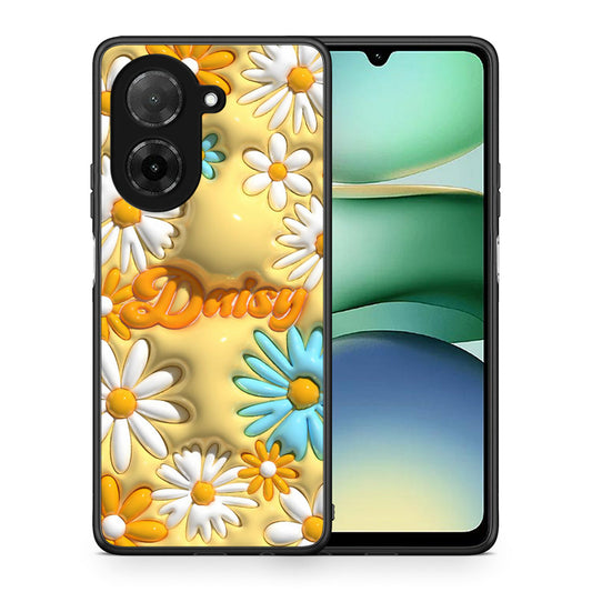 Θήκη Xiaomi Redmi A5 Bubble Daisies από τη Smartfits με σχέδιο στο πίσω μέρος και μαύρο περίβλημα | Xiaomi Redmi A5 Bubble Daisies case with colorful back and black bezels