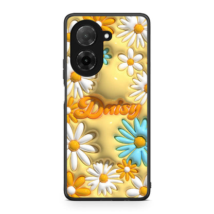 Xiaomi Redmi A5 Bubble Daisies θήκη από τη Smartfits με σχέδιο στο πίσω μέρος και μαύρο περίβλημα | Smartphone case with colorful back and black bezels by Smartfits