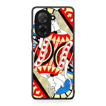 Xiaomi Redmi A5 Card Love θήκη από τη Smartfits με σχέδιο στο πίσω μέρος και μαύρο περίβλημα | Smartphone case with colorful back and black bezels by Smartfits