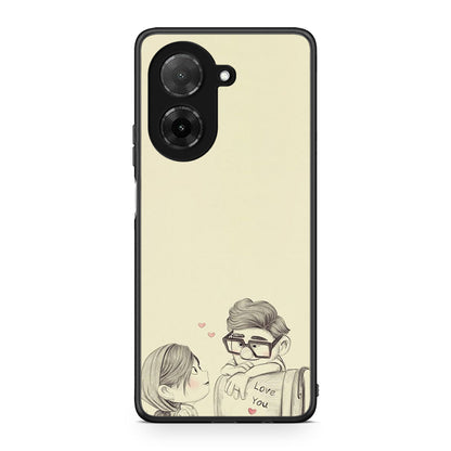 Xiaomi Redmi A5 Carl And Ellie θήκη από τη Smartfits με σχέδιο στο πίσω μέρος και μαύρο περίβλημα | Smartphone case with colorful back and black bezels by Smartfits