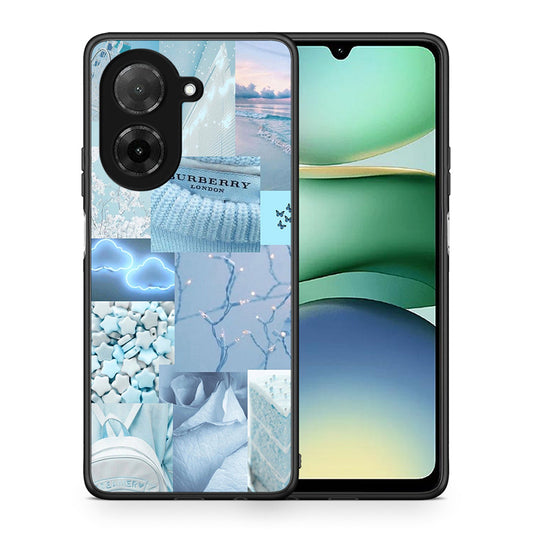 Θήκη Xiaomi Redmi A5 Ciel Aesthetic Collage από τη Smartfits με σχέδιο στο πίσω μέρος και μαύρο περίβλημα | Xiaomi Redmi A5 Ciel Aesthetic Collage case with colorful back and black bezels