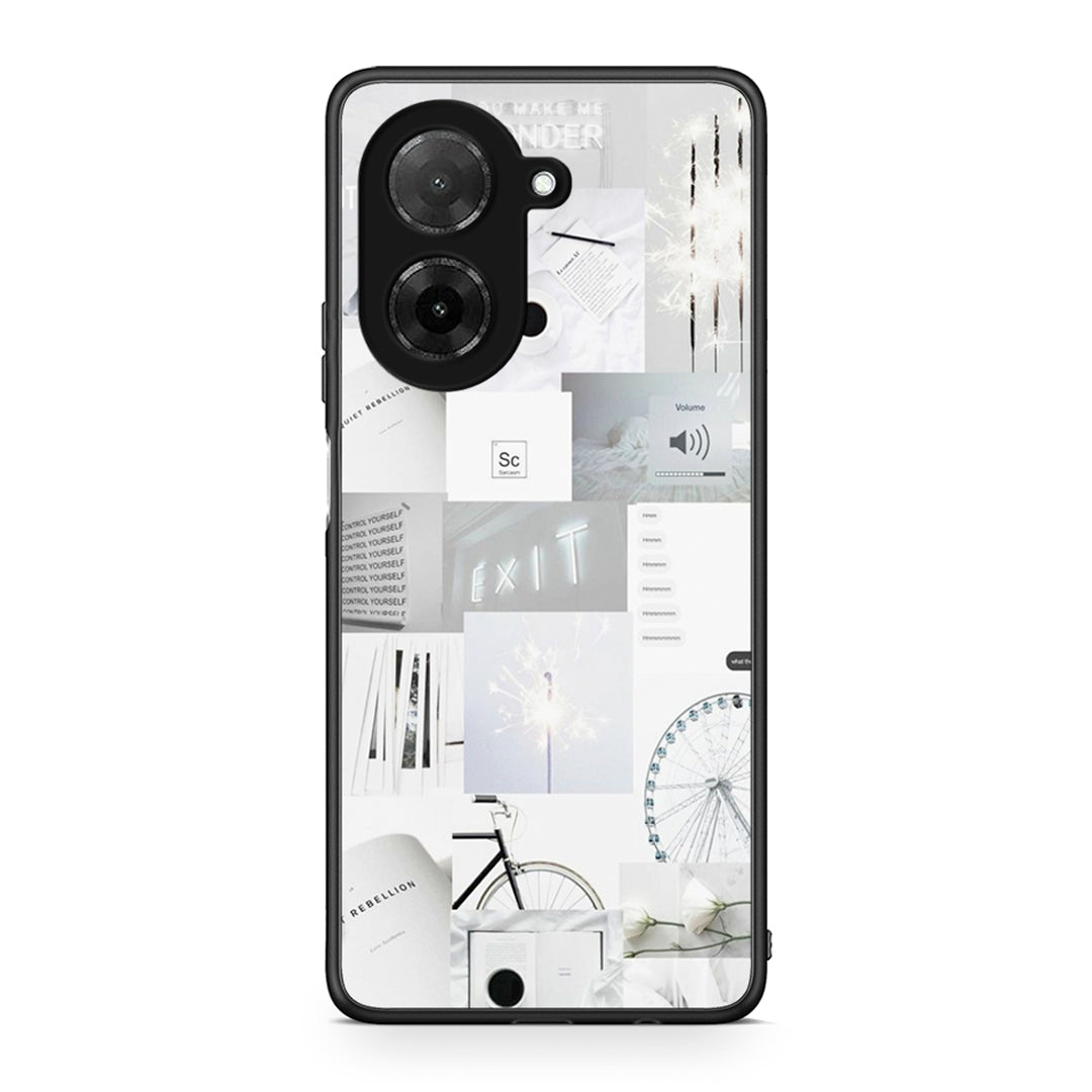 Xiaomi Redmi A5 Collage Make Me Wonder Θήκη Αγίου Βαλεντίνου από τη Smartfits με σχέδιο στο πίσω μέρος και μαύρο περίβλημα | Smartphone case with colorful back and black bezels by Smartfits