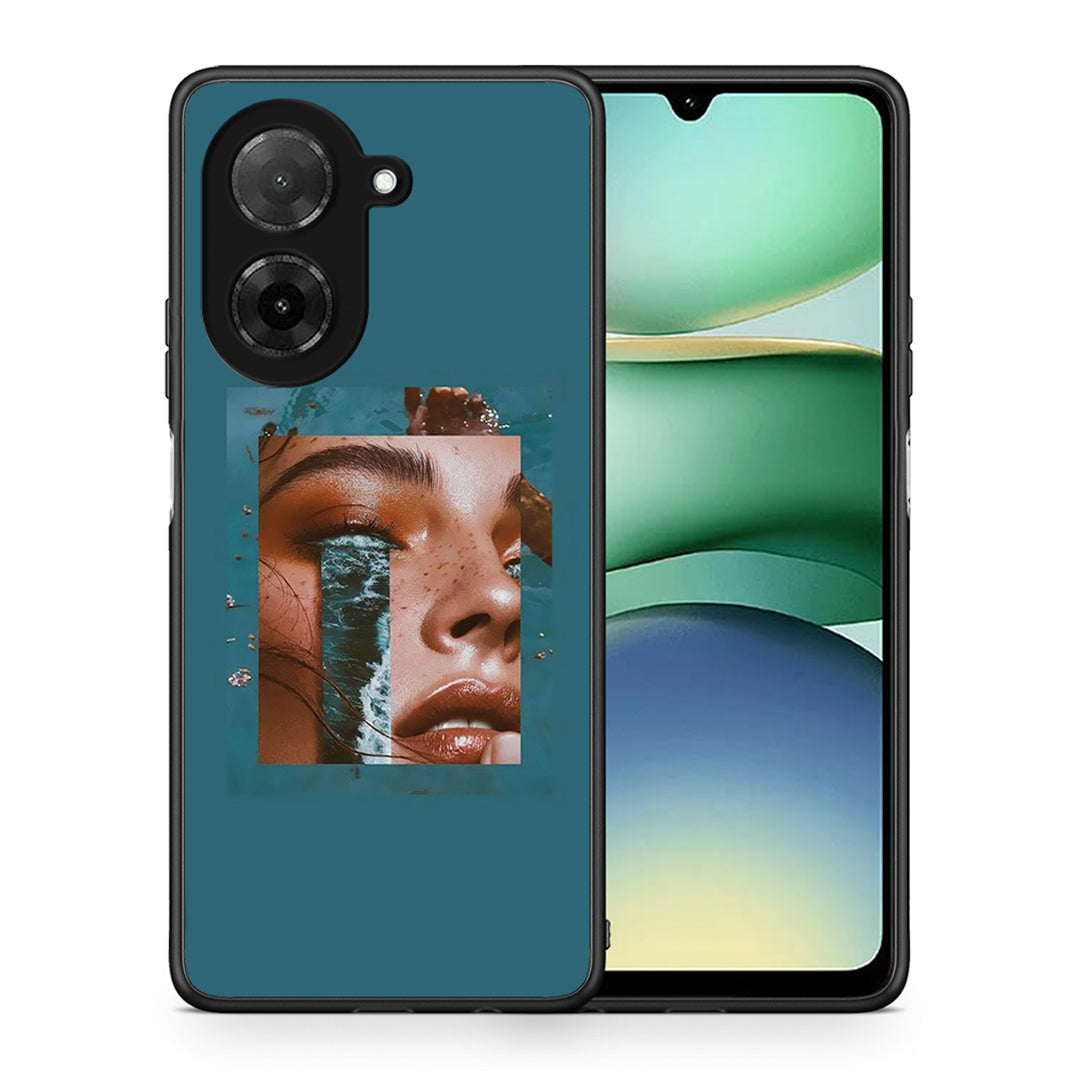 Θήκη Xiaomi Redmi A5 Cry An Ocean από τη Smartfits με σχέδιο στο πίσω μέρος και μαύρο περίβλημα | Xiaomi Redmi A5 Cry An Ocean case with colorful back and black bezels