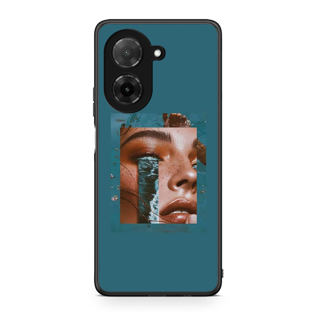 Xiaomi Redmi A5 Cry An Ocean θήκη από τη Smartfits με σχέδιο στο πίσω μέρος και μαύρο περίβλημα | Smartphone case with colorful back and black bezels by Smartfits