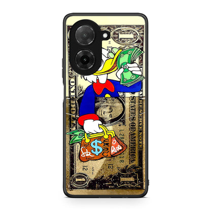 Xiaomi Redmi A5 Duck Money Θήκη από τη Smartfits με σχέδιο στο πίσω μέρος και μαύρο περίβλημα | Smartphone case with colorful back and black bezels by Smartfits