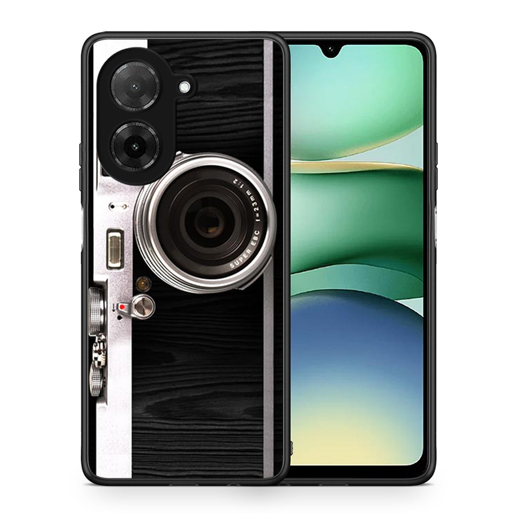 Θήκη Xiaomi Redmi A5 Emily In Paris από τη Smartfits με σχέδιο στο πίσω μέρος και μαύρο περίβλημα | Xiaomi Redmi A5 Emily In Paris case with colorful back and black bezels