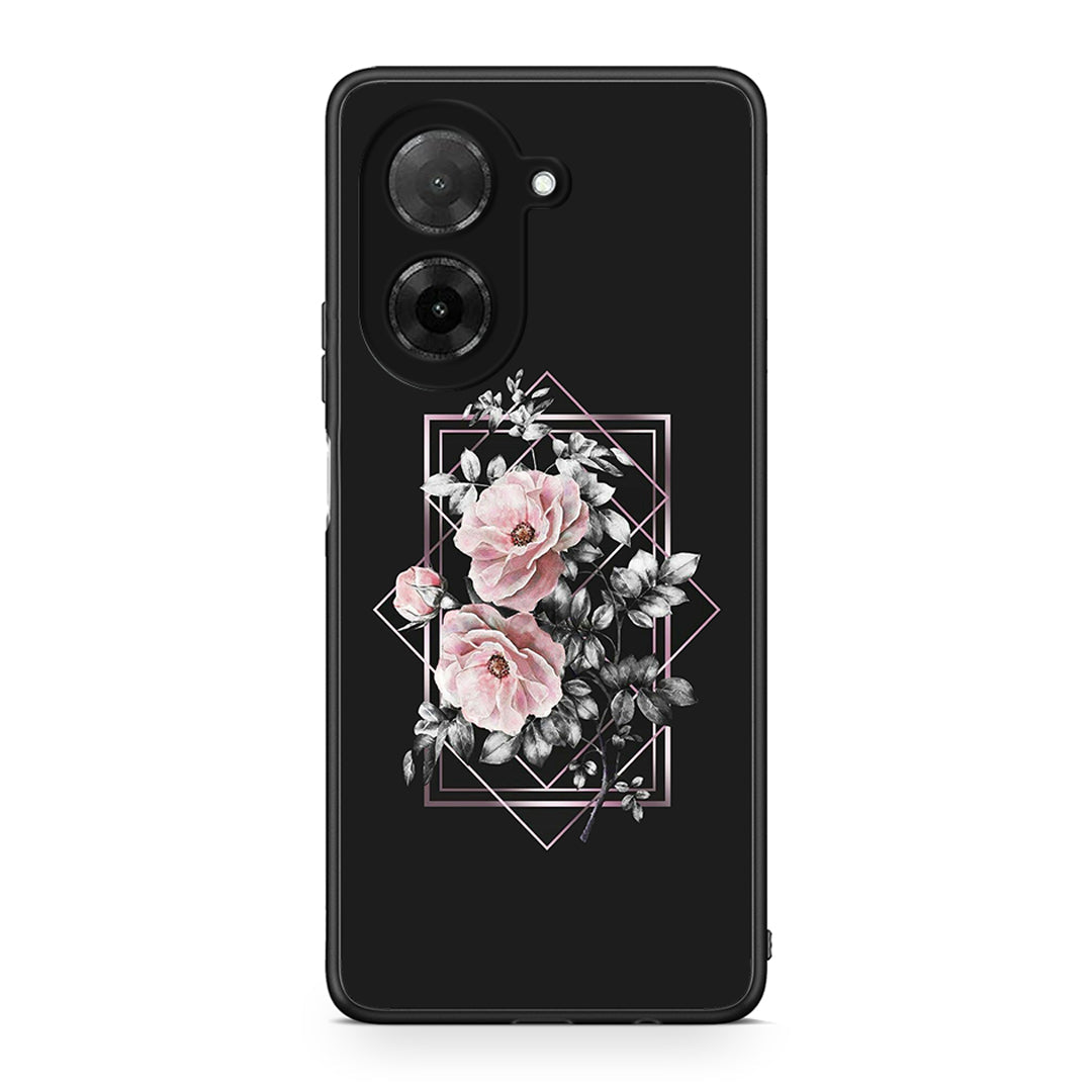 4 - Xiaomi Redmi A5 Frame Flower case, cover, bumper