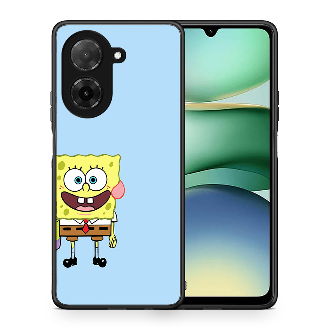 Θήκη Xiaomi Redmi A5 Friends Bob από τη Smartfits με σχέδιο στο πίσω μέρος και μαύρο περίβλημα | Xiaomi Redmi A5 Friends Bob case with colorful back and black bezels