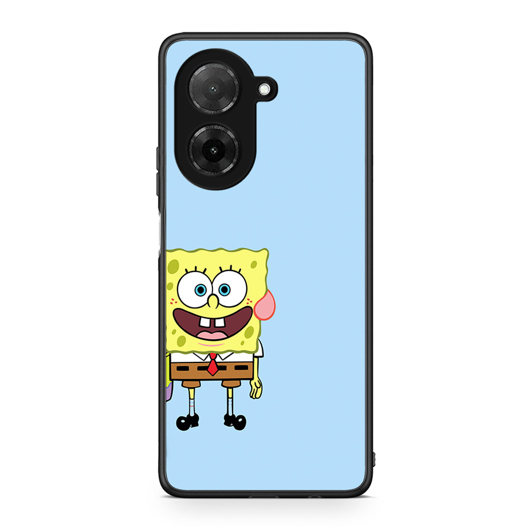Xiaomi Redmi A5 Friends Bob θήκη από τη Smartfits με σχέδιο στο πίσω μέρος και μαύρο περίβλημα | Smartphone case with colorful back and black bezels by Smartfits