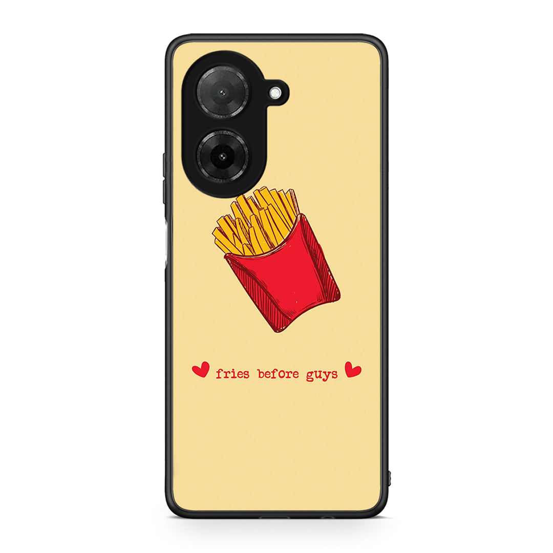 Xiaomi Redmi A5 Fries Before Guys Θήκη Αγίου Βαλεντίνου από τη Smartfits με σχέδιο στο πίσω μέρος και μαύρο περίβλημα | Smartphone case with colorful back and black bezels by Smartfits