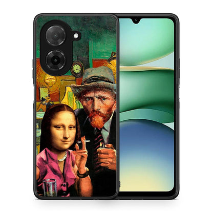 Θήκη Xiaomi Redmi A5 Funny Art από τη Smartfits με σχέδιο στο πίσω μέρος και μαύρο περίβλημα | Xiaomi Redmi A5 Funny Art case with colorful back and black bezels