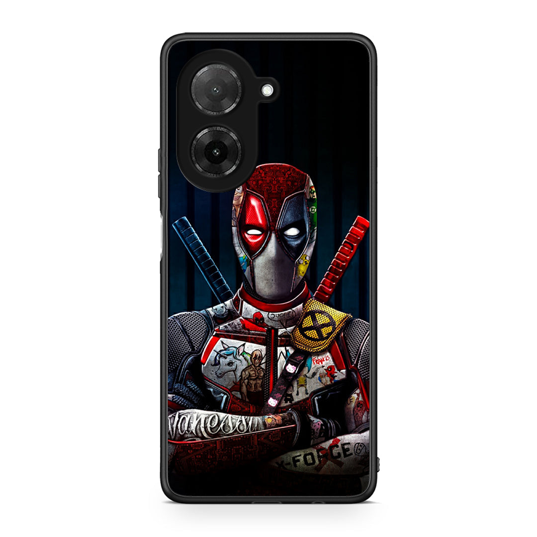 Xiaomi Redmi A5 Funny Guy θήκη από τη Smartfits με σχέδιο στο πίσω μέρος και μαύρο περίβλημα | Smartphone case with colorful back and black bezels by Smartfits
