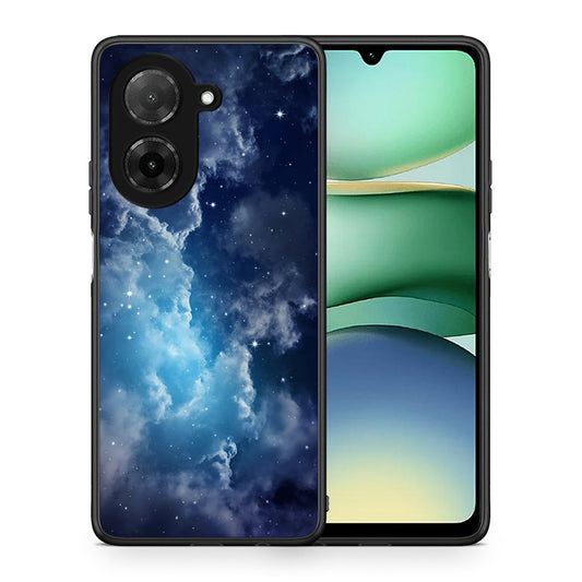 Θήκη Xiaomi Redmi A5 Blue Sky Galaxy από τη Smartfits με σχέδιο στο πίσω μέρος και μαύρο περίβλημα | Xiaomi Redmi A5 Blue Sky Galaxy case with colorful back and black bezels
